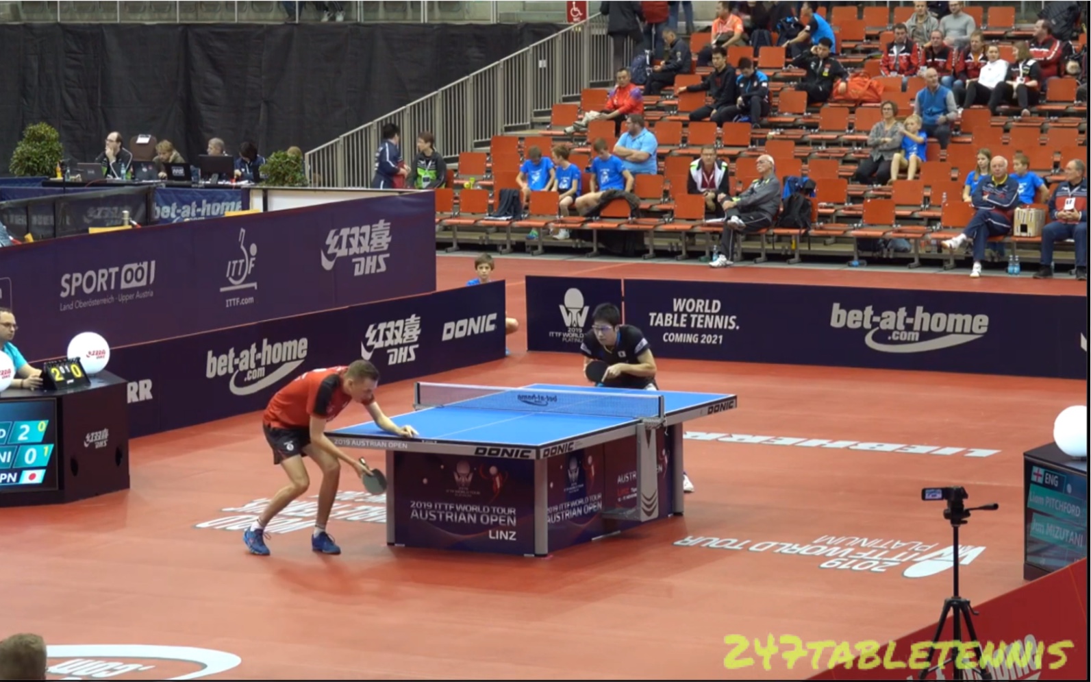 包含瑞典乒乓球队绝杀奥地利乒乓球队，水谷隼爆发神勇的词条